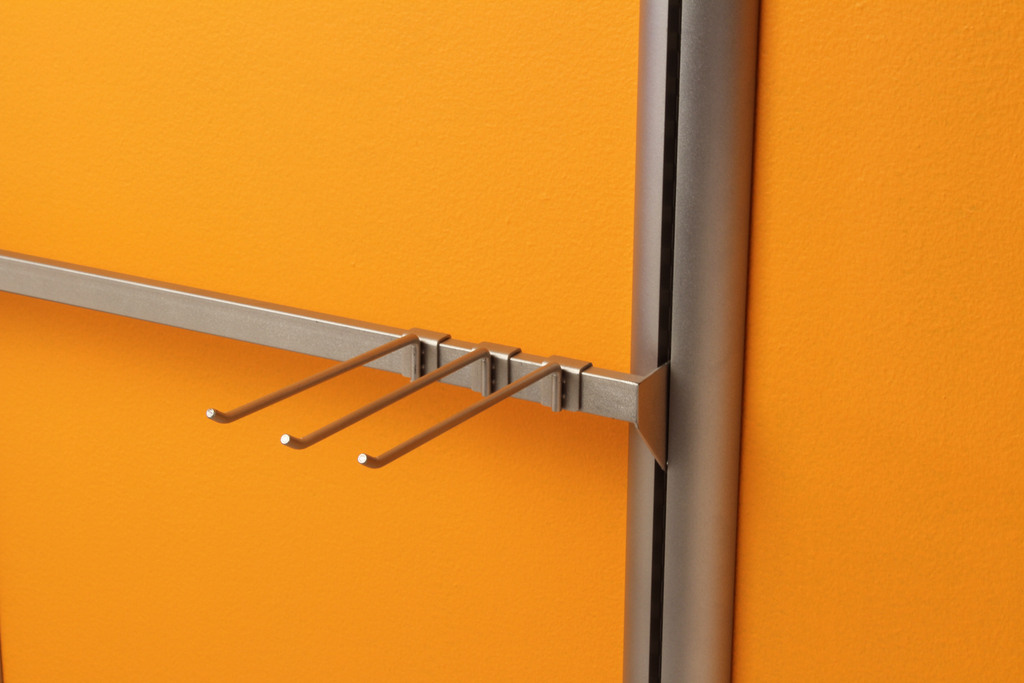 Hook (Crossbar) - 8" 3 Hook (Crossbar) - 8"