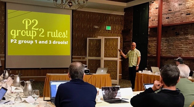 Brian's P2 presentation in Napa